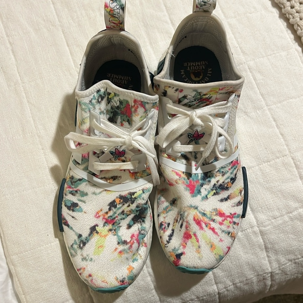 Tie Die Adidas NMD Men 10 or Women 11